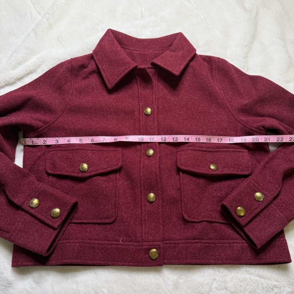 OGL CashSoft Point Collar Cargo Short Jacket – Plum Berry | Size L - Picture 2 of 7